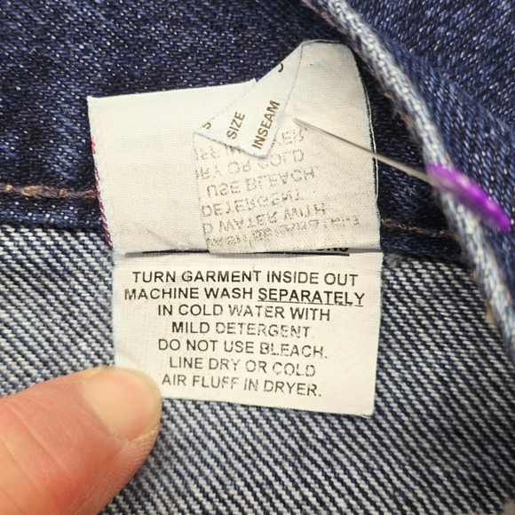 Rocky Mountain Vintage High Waist Jeans Women's 17/18 Dark‎ Wash Pleated Cowgirl - Picture 6 of 13